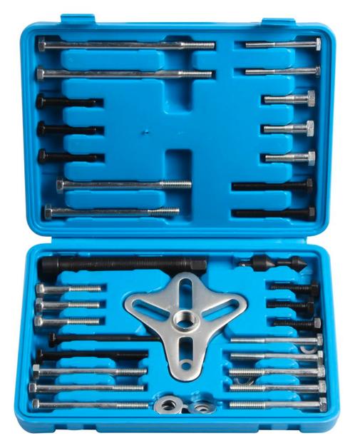 VT01008 Universele Krukaspoelie Trekkerset 46-Delig, Auto diversen, Autogereedschap, Verzenden