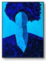 Miguel de Miguel - Lady in blue, Antiek en Kunst