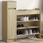 vidaXL Schoenenkast 100,5x28x100 cm bewerkt hout sonoma, Verzenden, Nieuw