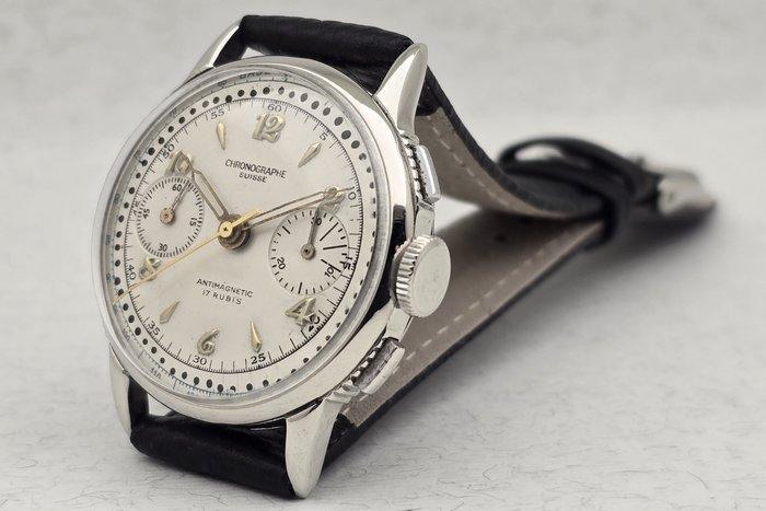 Chronographe Suisse - Cal. Landeron 54 - Zonder minimumprijs, Bijoux, Sacs & Beauté, Montres | Hommes