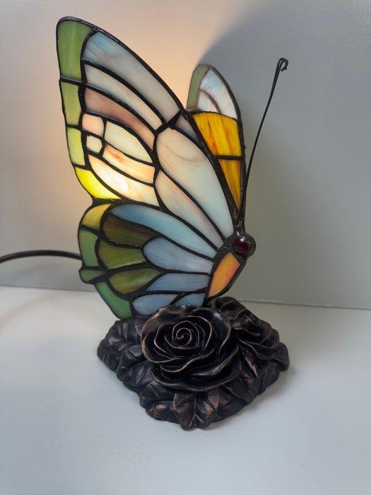 Lamp - Tiffany Stijl Vlinderlamp: Kleurige Sfeermaker voor, Antiek en Kunst, Curiosa en Brocante