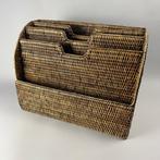 Tijdschriftenhouder - Vintage - XL - Klassieke Rattan