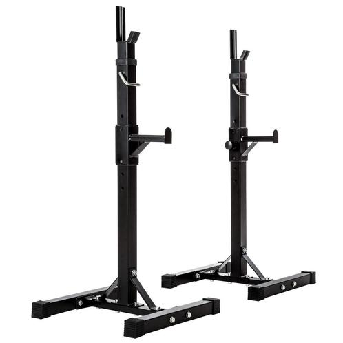 tectake Haltersteun Lange halters - zwart, Sport en Fitness, Fitnessmaterialen, Verzenden