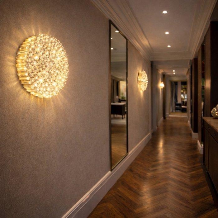 Lampe murale (2) - Verre - De mur ou de plafond., Antiquités & Art, Antiquités | Éclairage