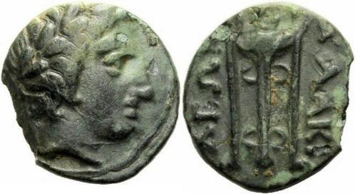 380-350 v Chr Olynthos Chalkidische Liga Makedonien Bronz..., Timbres & Monnaies, Monnaies & Billets de banque | Collections, Envoi