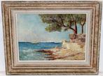 Escuela francesa (XIX-XX) - Vista costera, Antiquités & Art, Art | Peinture | Classique