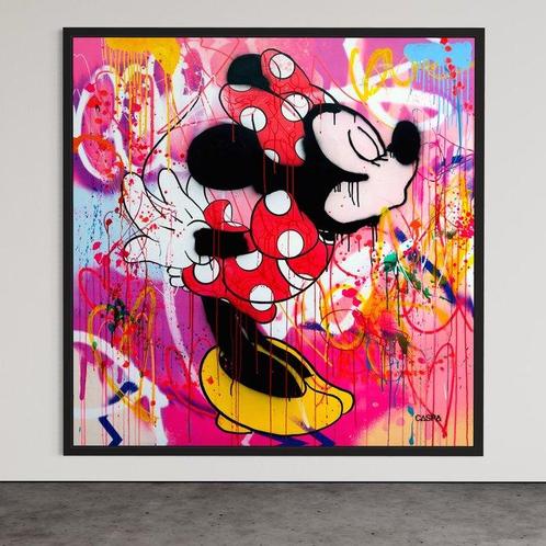 CASPA - Minnie Mouse Kiss 2/2, Antiek en Kunst, Kunst | Schilderijen | Modern