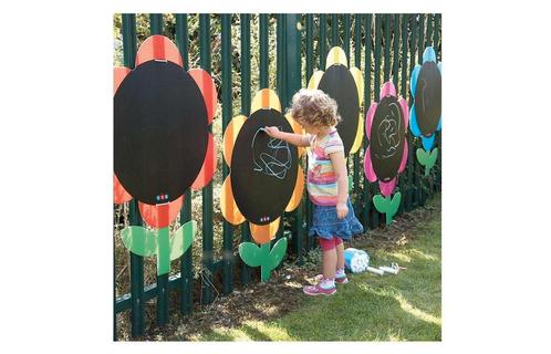 TTS Buiten krijtbord - bloem (1), Kinderen en Baby's, Speelgoed | Educatief en Creatief, Nieuw, Ophalen of Verzenden