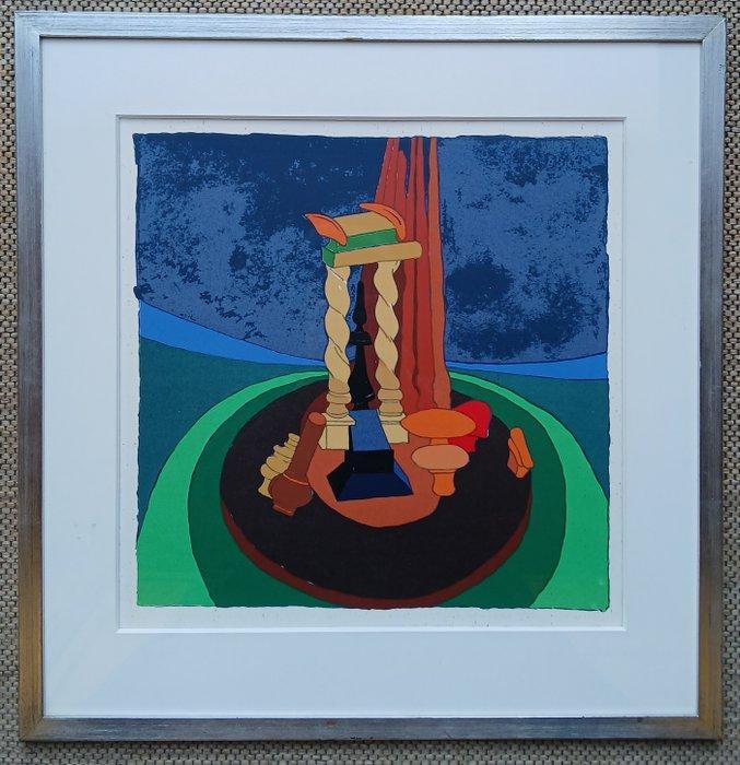 Vic Gentils (1919-1997) - Lot van twee abstracte composities, Antiquités & Art, Antiquités | Autres Antiquités