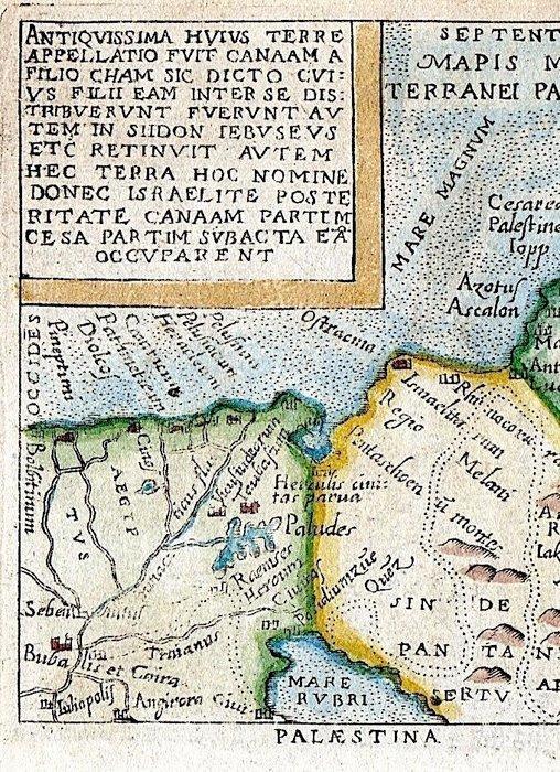 Middle East - Heilige Land, Israël Palestina; Ortelius /, Boeken, Atlassen en Landkaarten