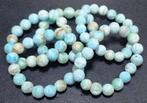 aragoniet Natuurlijke Aqua Blue Crystal Beads armbanden -
