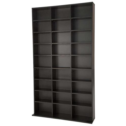 Kast Christel 180x102x23,5cm - zwart, Maison & Meubles, Accessoires pour la Maison | Étagères pour CD & DVD, Envoi