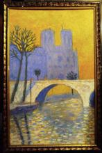 Ecole française post-impressionisme - Notre-Dame de Paris :, Antiek en Kunst