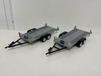 Cararama 1:43 - Modelauto  (2) - Lot de 2 Remorques, Nieuw