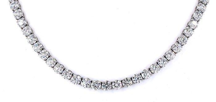 Zonder Minimumprijs - Halsketting - 18 karaat Platina,, Handtassen en Accessoires, Kettingen