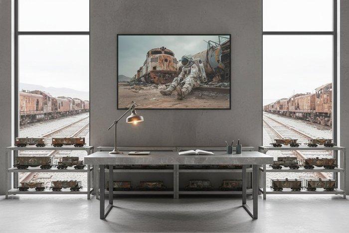 Rudy barret - Last Stop on Earth - XL, Antiek en Kunst, Kunst | Designobjecten