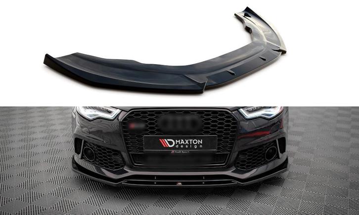 Front Splitter voor Audi A6 C7 met RS6 Look Voorbumper, Auto diversen, Tuning en Styling, Ophalen of Verzenden