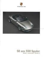 2004 PORSCHE BOXSTER S 50 JAAR 550 SPYDER BROCHURE FRANS, Ophalen of Verzenden, Nieuw