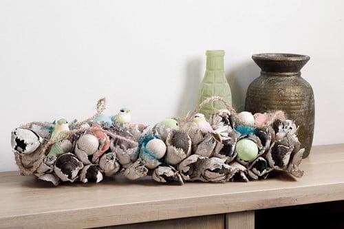 Cacho coco halve dadelstronk wit gewassen ca. 60-70 cm 1, Huis en Inrichting, Woonaccessoires | Kunstplanten en Kunstbloemen, Nieuw