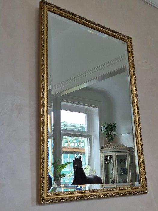 Spiegel- Wandspiegel – Verguld kader met ornamentdecor –, Antiek en Kunst, Curiosa en Brocante