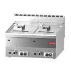 Friteuse | Gas | 8+8L | 90°C/190°C | 13.6kW | Piëzo, Verzenden, Nieuw in verpakking