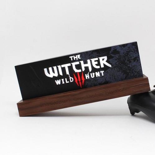 The Witcher LED-Light Wild Hunt Logo 22 cm, Collections, Cinéma & Télévision, Enlèvement ou Envoi