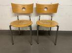 Kusch & Co. - Chaise (2) - Acier, Bois, Hêtre, tuyau en