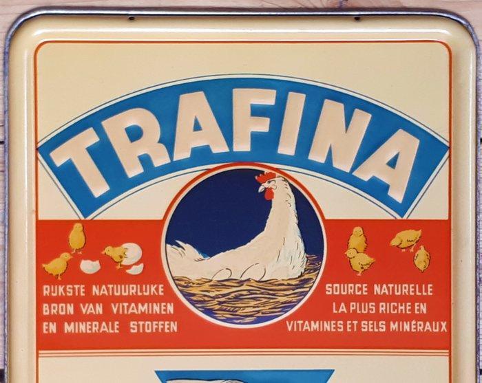 Emulsion Trafina Levertraan (origineel, ca. 1947) - Emulsion, Antiek en Kunst, Antiek | Wandborden en Tegels