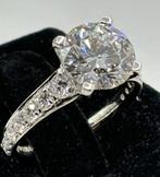 Zonder minimumprijs - Verlovingsring - 14 karaat Witgoud -