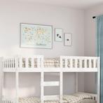 vidaXL Kinderbed zonder matras massief grenenhout wit 90x200, Huis en Inrichting, Slaapkamer | Bedden, Verzenden, Nieuw