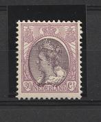 Nederland 1899/1917 - 30 Cent Koningin Wilhelmina - misdruk:, Timbres & Monnaies, Timbres | Pays-Bas