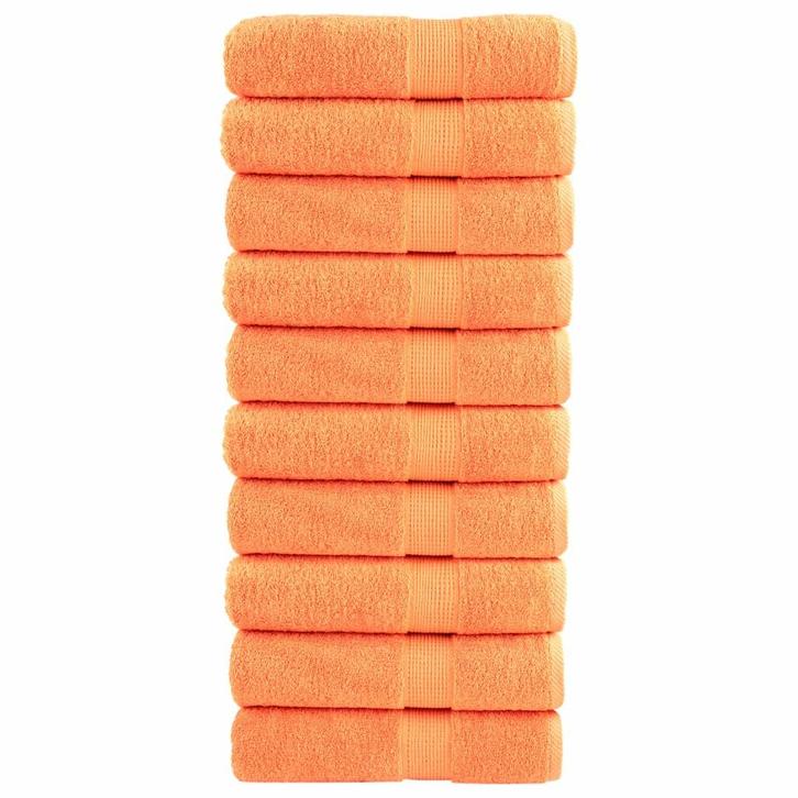 vidaXL Badhanddoeken SOLUND 10 st 600 g/m² 100x150 cm, Huis en Inrichting, Badkamer | Badtextiel en Accessoires, Nieuw, Verzenden