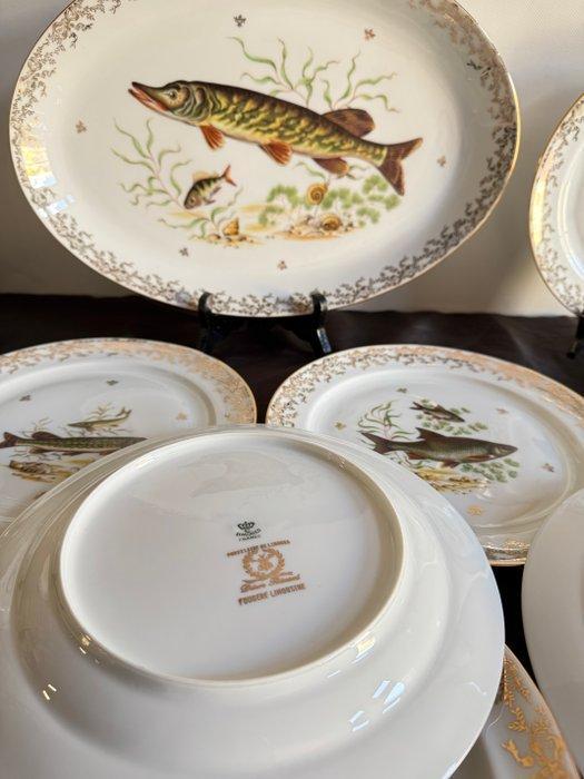 Véritable LIMOGES - FOUGERE LIMOUSINE - Eetservies (23) -, Antiek en Kunst, Curiosa en Brocante