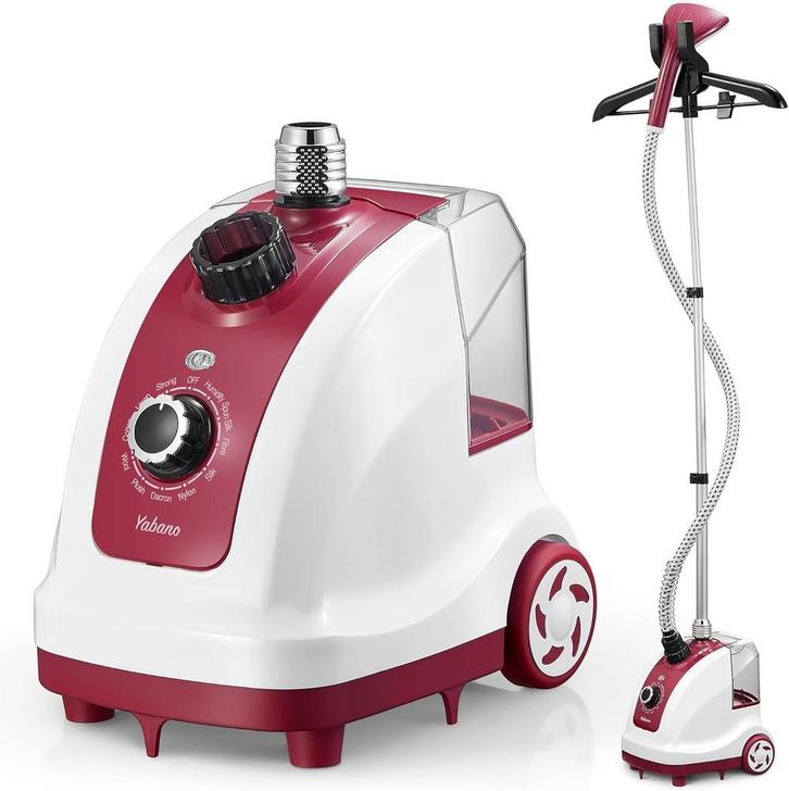 Kledingstomer - Handstomer - Kleding stomer - 1950W - Rood -, Elektronische apparatuur, Stoomapparaten, Nieuw, Verzenden