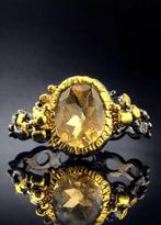 Citrien - Zilver - Ring - Golden Glow