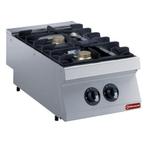 Gasfornuis met 2 vuren, 2x 5,5 kW -TOP-, Zakelijke goederen, Verzenden, Nieuw in verpakking, Fornuis, Frituur en Grillen