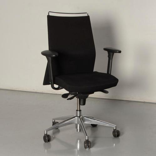 Franch Dorso bureaustoel, zwart, 4D armleggers,, Huis en Inrichting, Bureaustoelen, Gebruikt, Ophalen of Verzenden