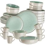 tectake Serviesset Mare van aardewerk, voor 6 personen - 30, Huis en Inrichting, Verzenden, Nieuw