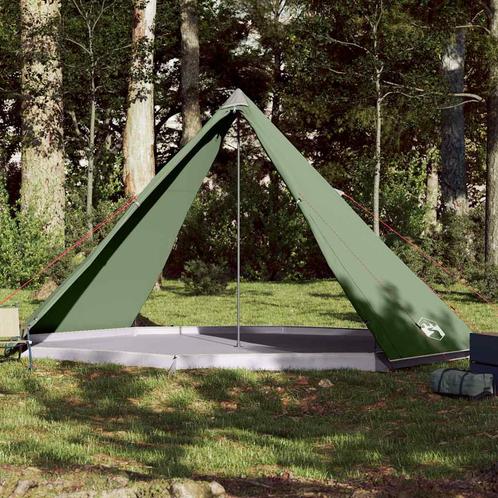 vidaXL Tipitent 8-persoons waterdicht groen, Caravans en Kamperen, Tenten, Nieuw, Verzenden