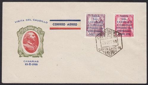 Spanje 1950 - Complete serie en SPD. Bezoek van de Caudillo, Postzegels en Munten, Postzegels | Europa | Spanje
