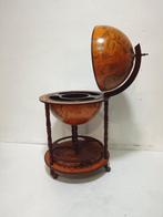 Bar - Bois, pâtes - Mueble-bar en forme de globe terrestre,