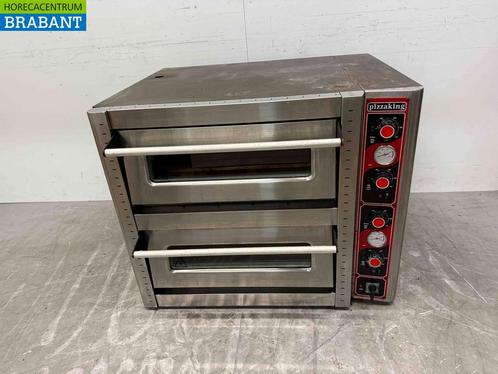 Four à pizza en acier inoxydable 2 x 4 pizzas 400V Horeca, Zakelijke goederen, Horeca | Overige, Verzenden
