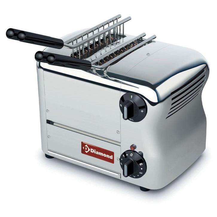 Toaster | RVS | Elektrisch | Croque Monsieur | 2 Tangen |, Zakelijke goederen, Horeca | Keukenapparatuur, Nieuw in verpakking