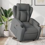 vidaXL Fauteuil inclinable Gris foncÃ© Tissu, Verzenden