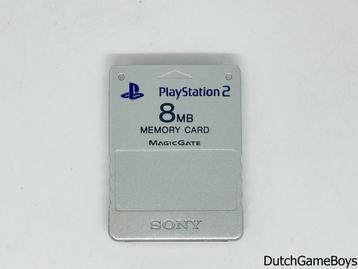 Playstation 2 / PS2 - Memory Card - 8 MB - Original - Silver, Verzenden