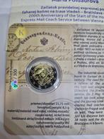 Slowakije. 2 Euro 2023 Stagecoaches Vienna-Bratislava -