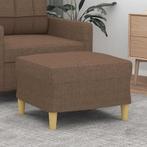 vidaXL Voetenbank 60x50x41 cm stof bruin, Huis en Inrichting, Verzenden, Nieuw