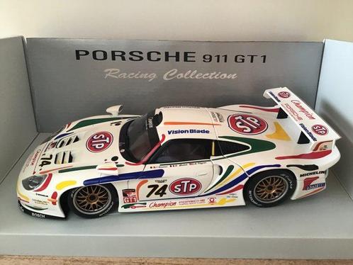 UT - 1:18 - 1998 - Porsche 911 GT1 “STP” - 6h Sebring 1998 -, Hobby en Vrije tijd, Modelauto's | 1:5 tot 1:12