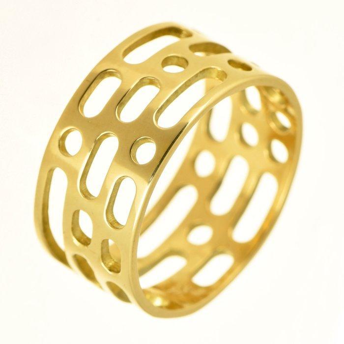 Ring - 18 karaat Geel goud, Handtassen en Accessoires, Ringen