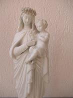 Beeld, Madonna met kind - 45 cm - Biscuit porselein - 1900, Antiek en Kunst